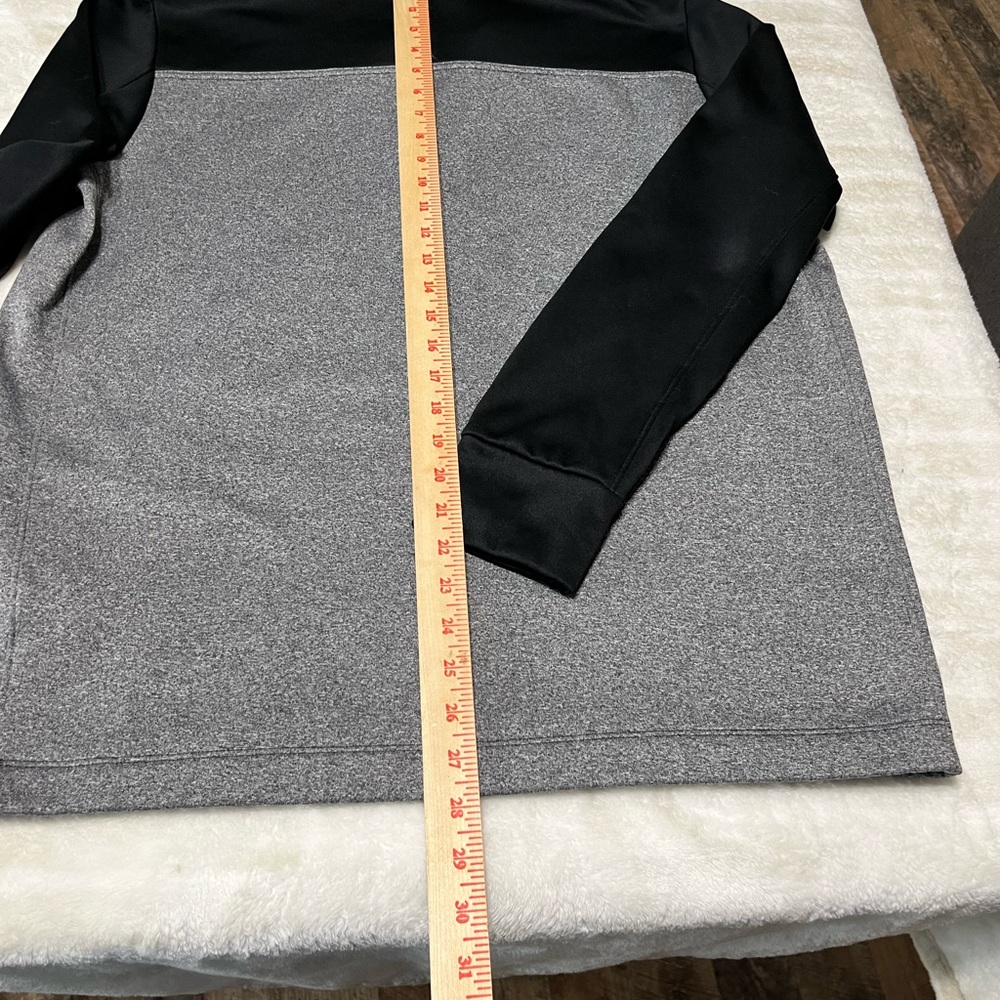 Nike Black And Gray Performance Pullover Large - image 5